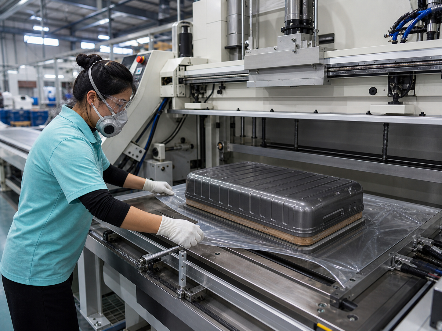 OEM luggage thermoforming production