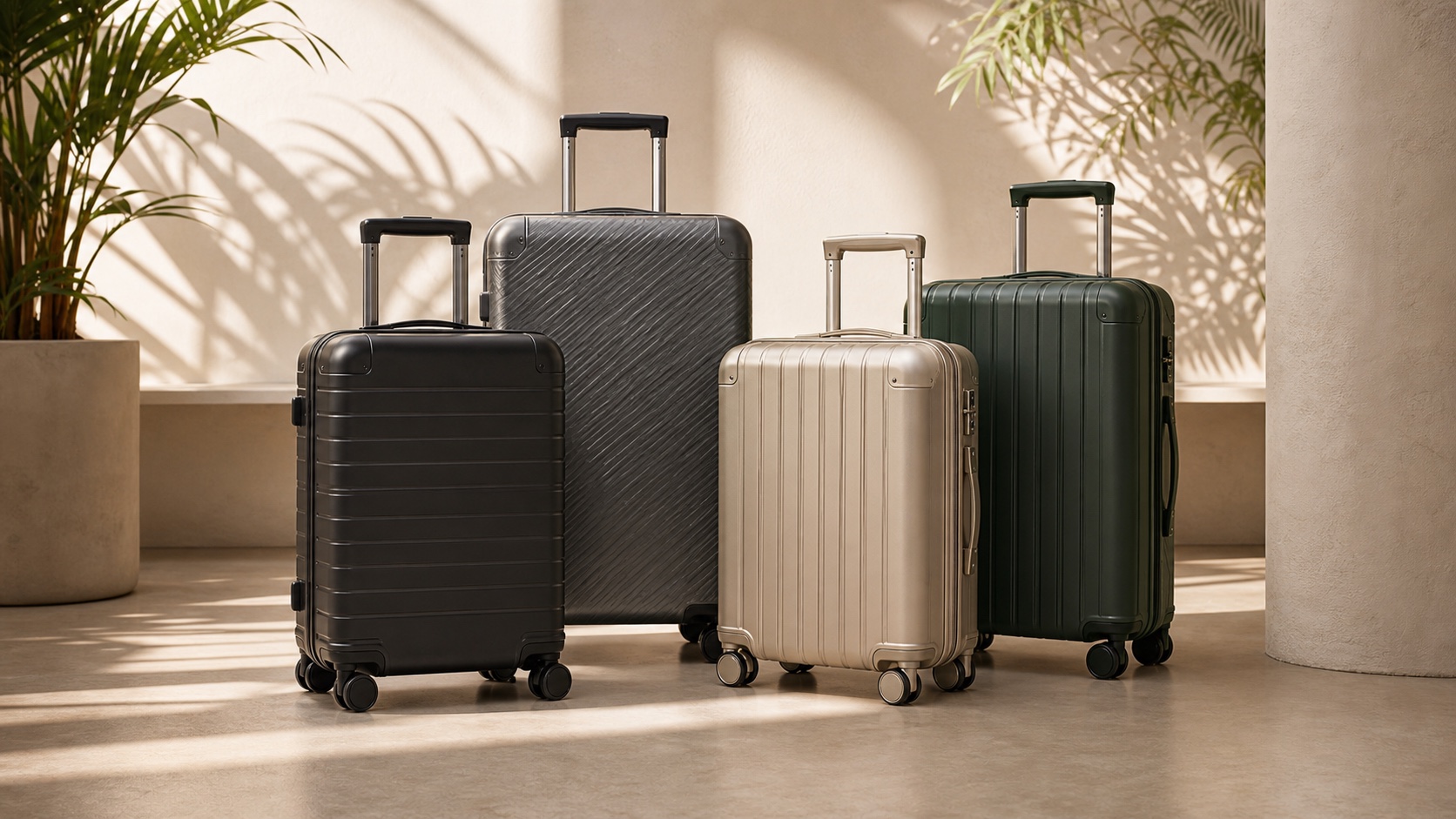 Carry-on hardshell luggage