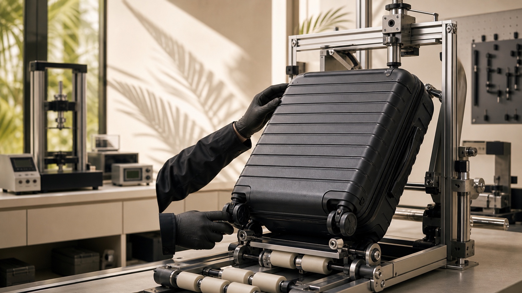 Luggage quality testing