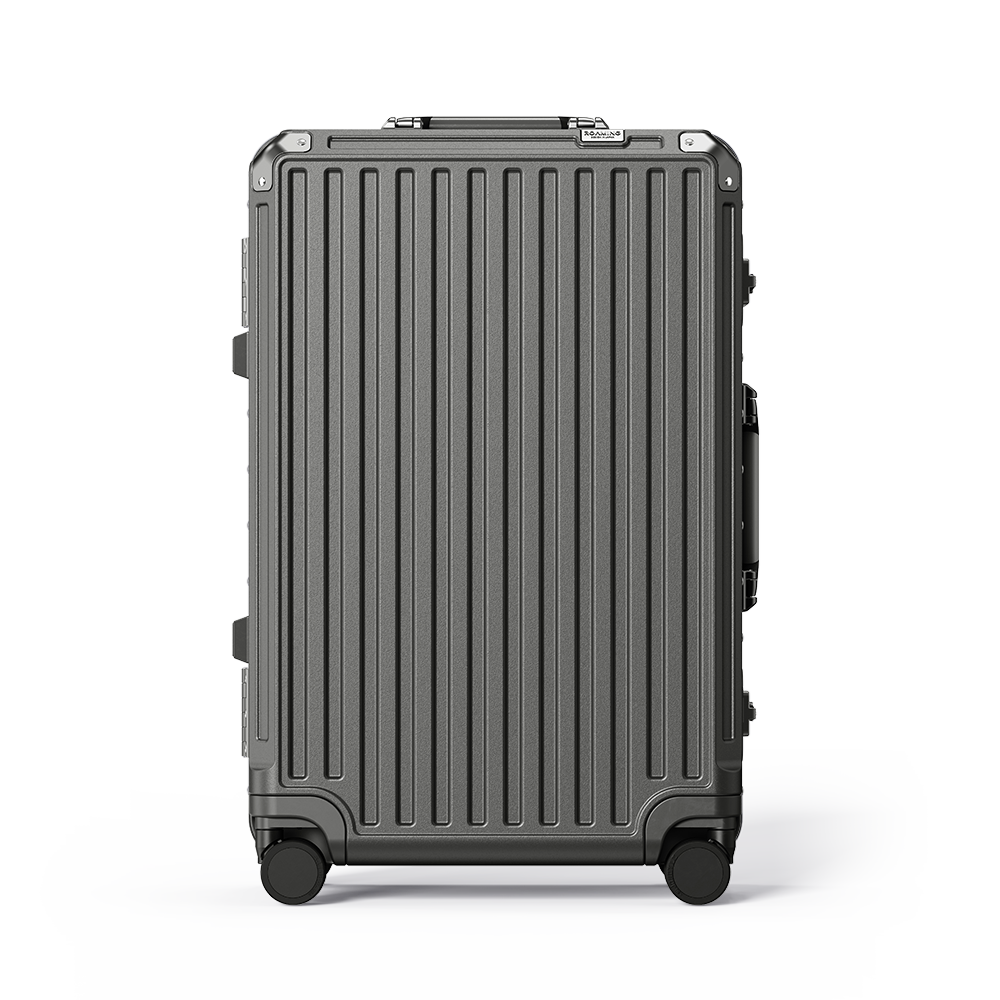 ROAMING Zipperless Luggag Gunmetal gray