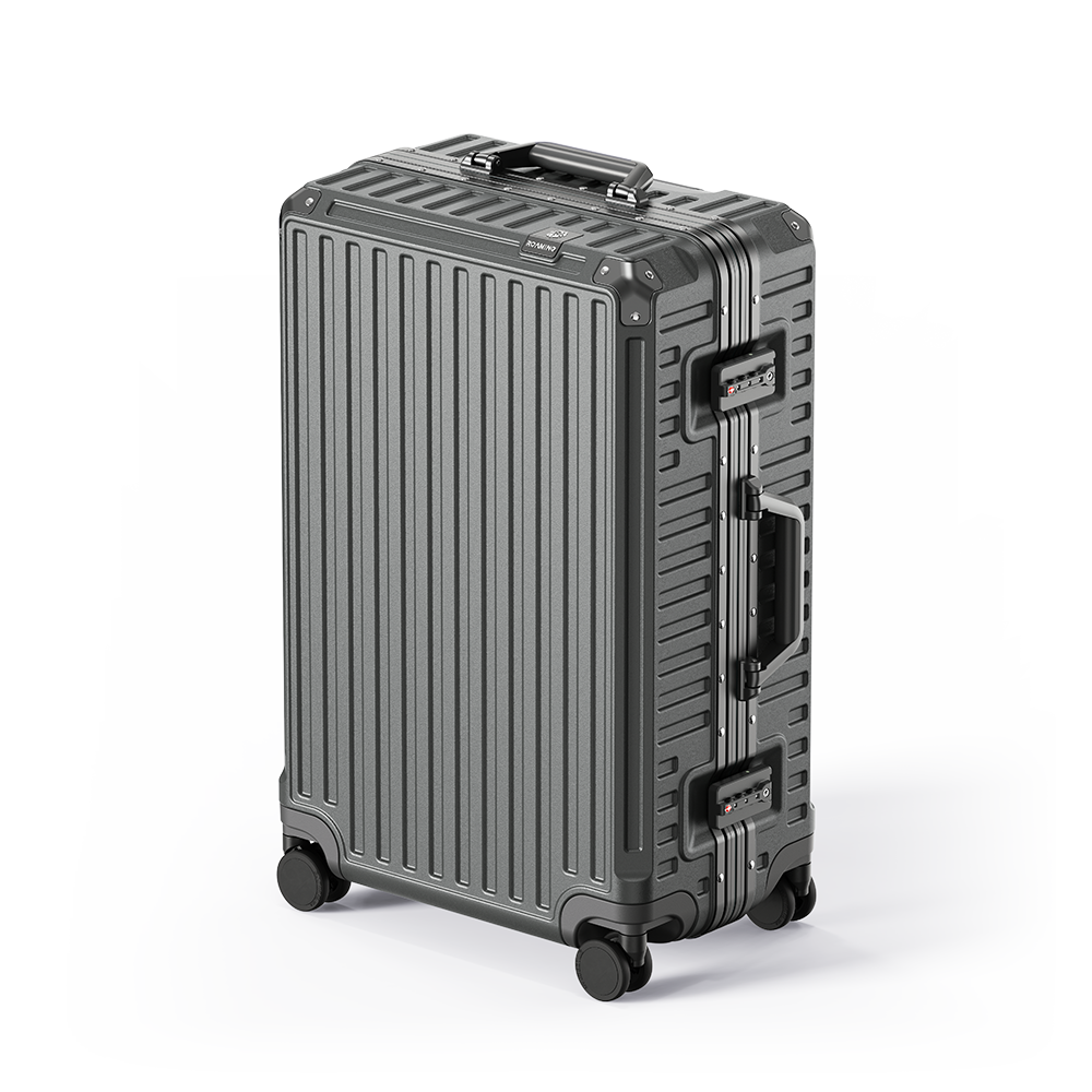ROAMING Zipperless Luggag Gunmetal gray thumbnail 2
