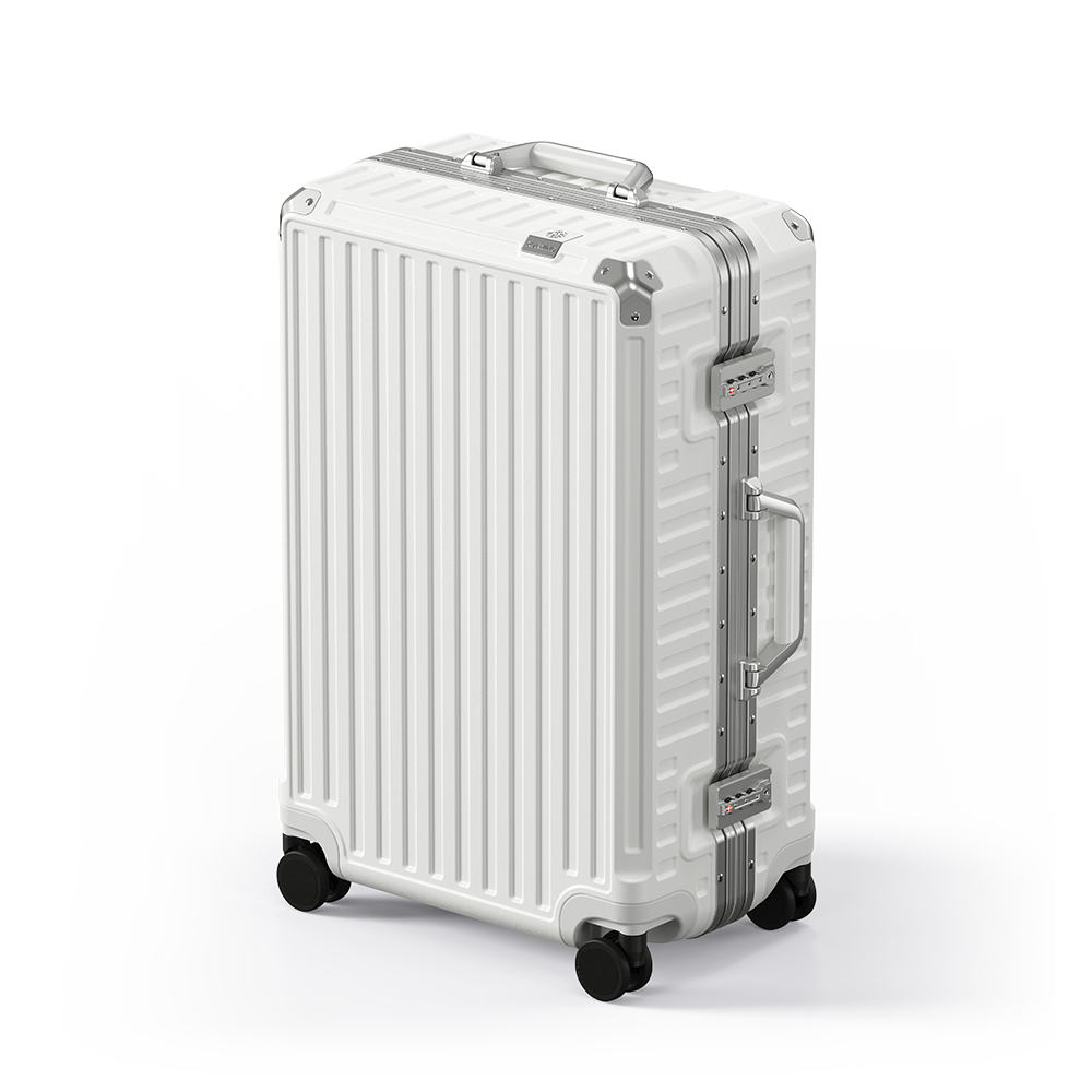 ROAMING Zipperless Luggag  White thumbnail 2