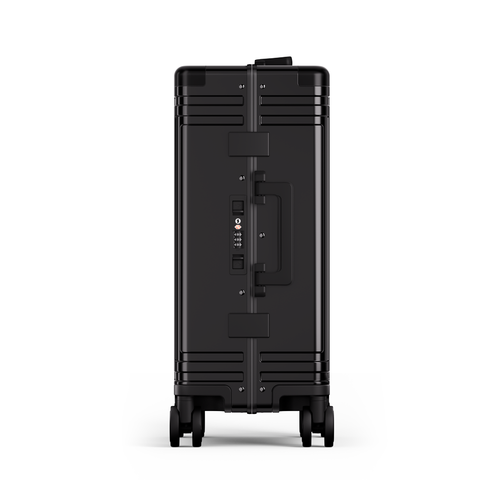 Roaming All Aluminum zipperless luggage black thumbnail 3