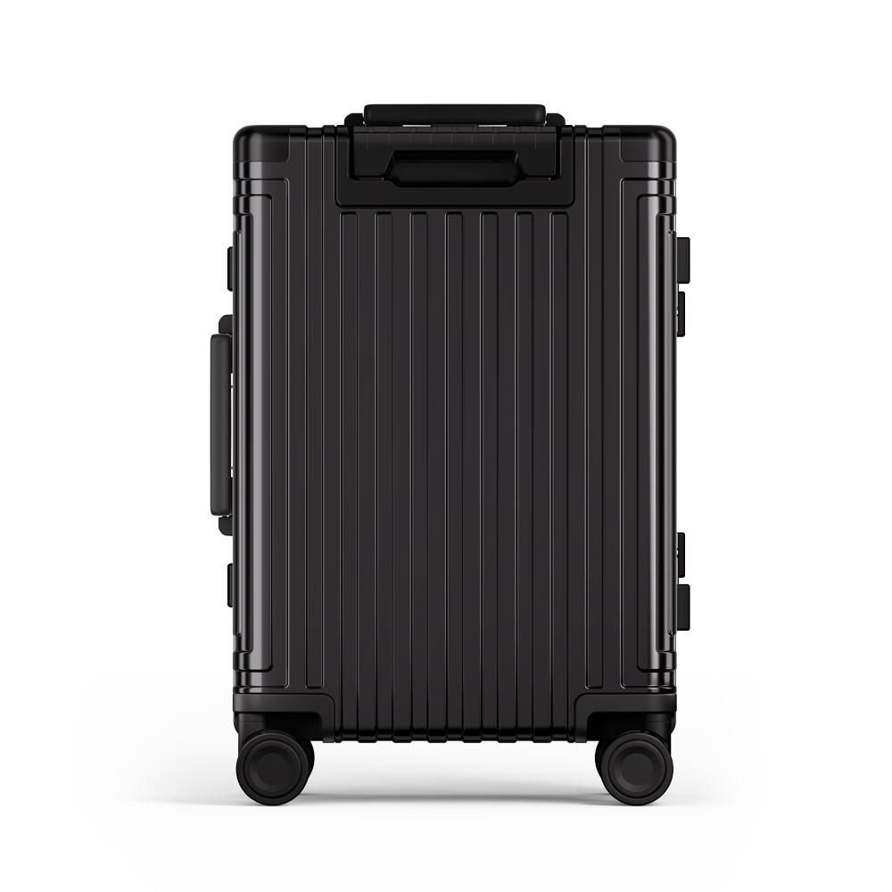 Roaming All Aluminum zipperless luggage black thumbnail 4