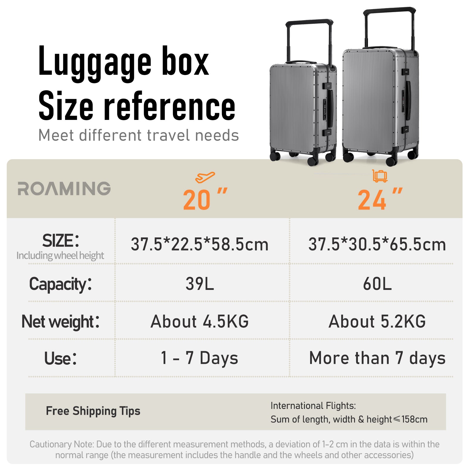 Roaming All Aluminum zipperless luggage Grey thumbnail 4
