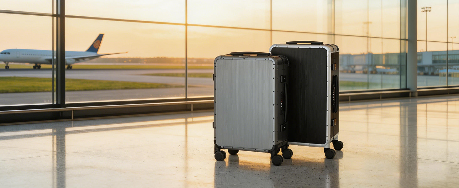Roaming All Aluminum zipperless luggage Silver product detail 1