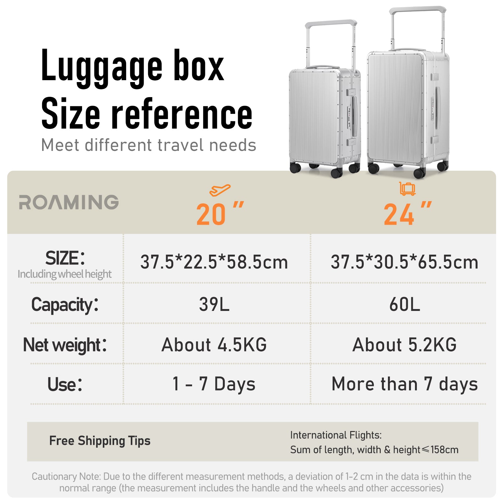 Roaming All Aluminum zipperless luggage Silver thumbnail 11