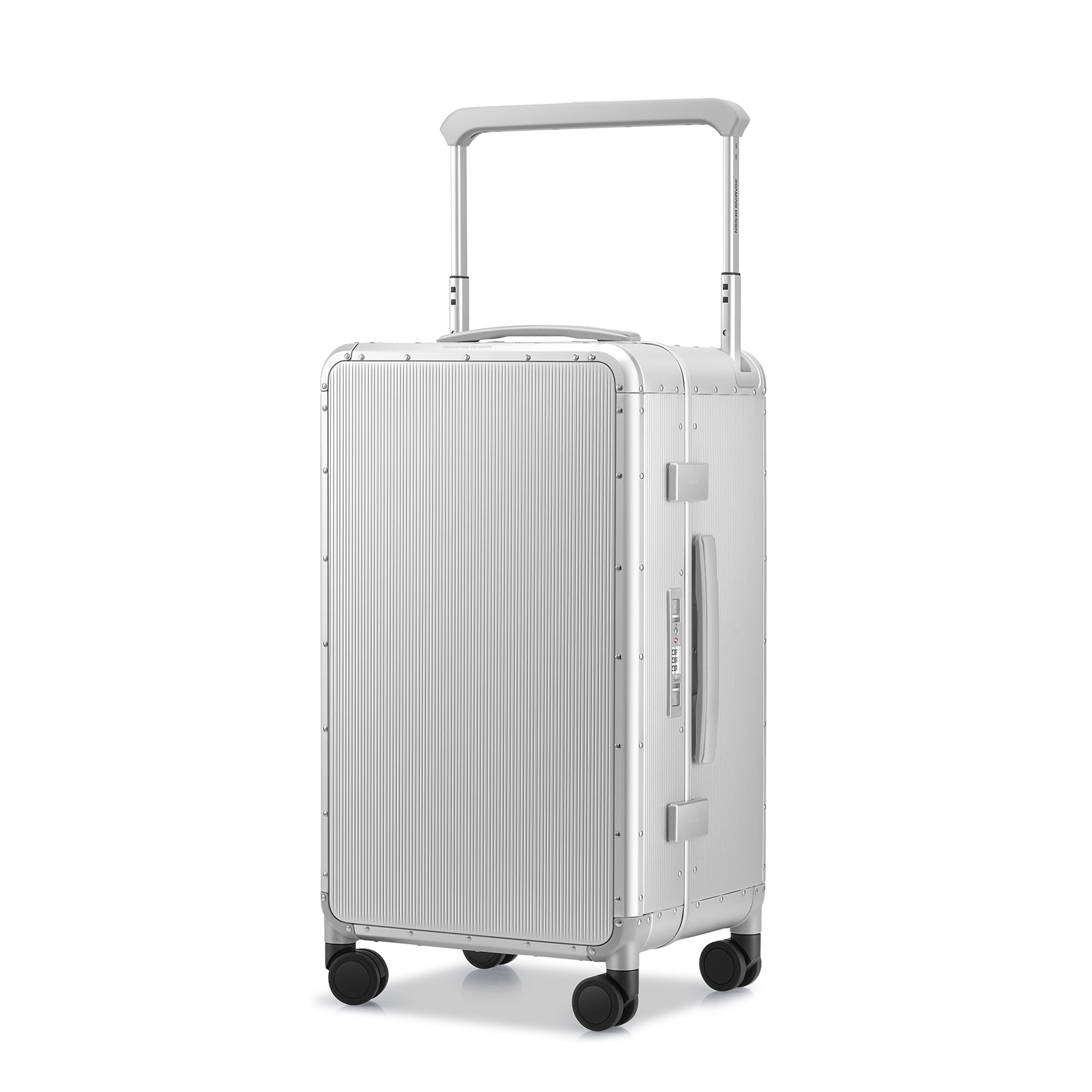 Roaming All Aluminum zipperless luggage Silver thumbnail 12