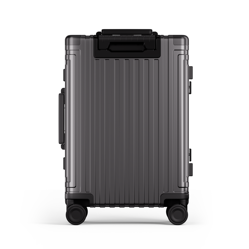 Roaming All Aluminum zipperless luggage Grey thumbnail 4