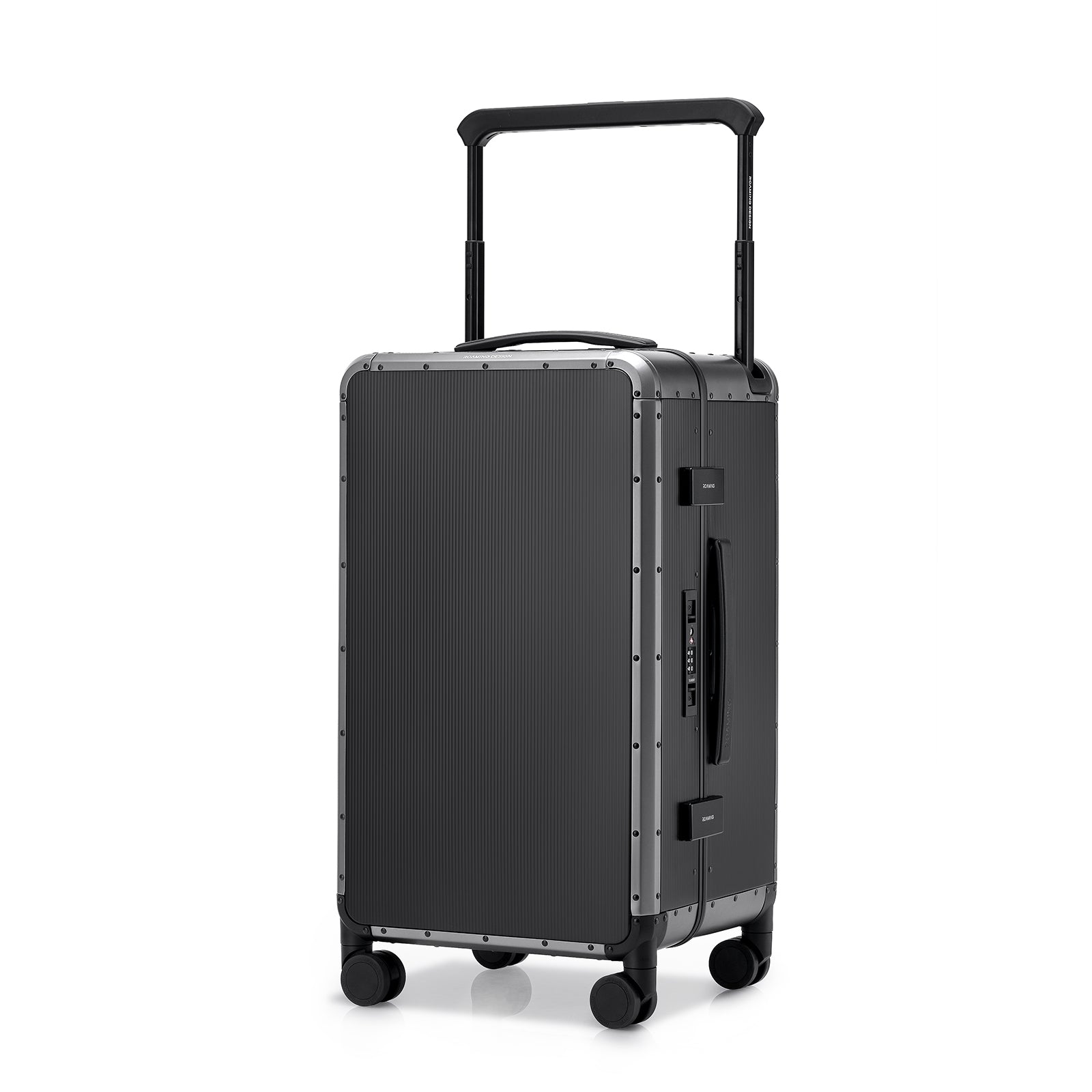 Roaming All Aluminum zipperless luggage Greyish black thumbnail 10