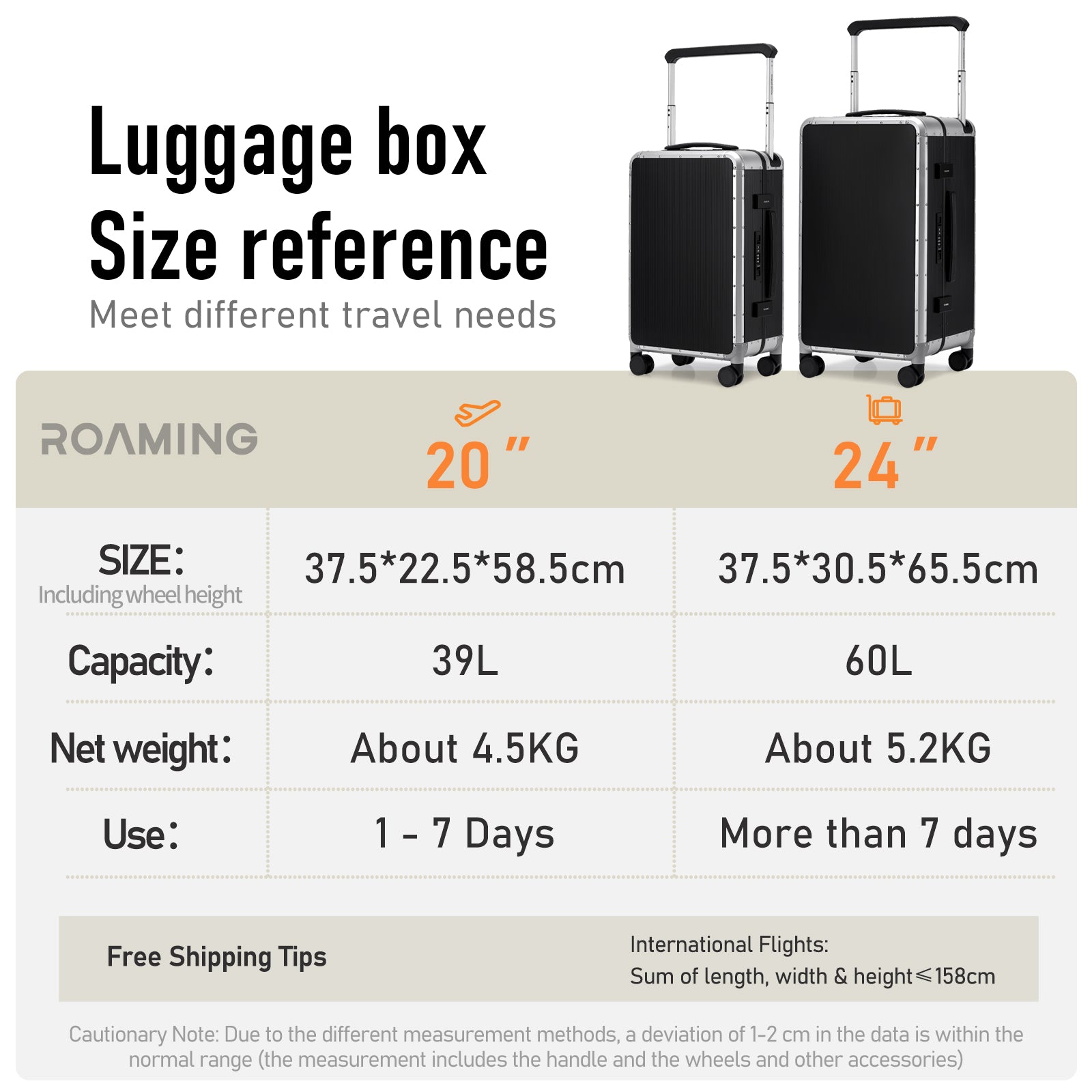 Roaming All Aluminum zipperless luggage Silver black thumbnail 10