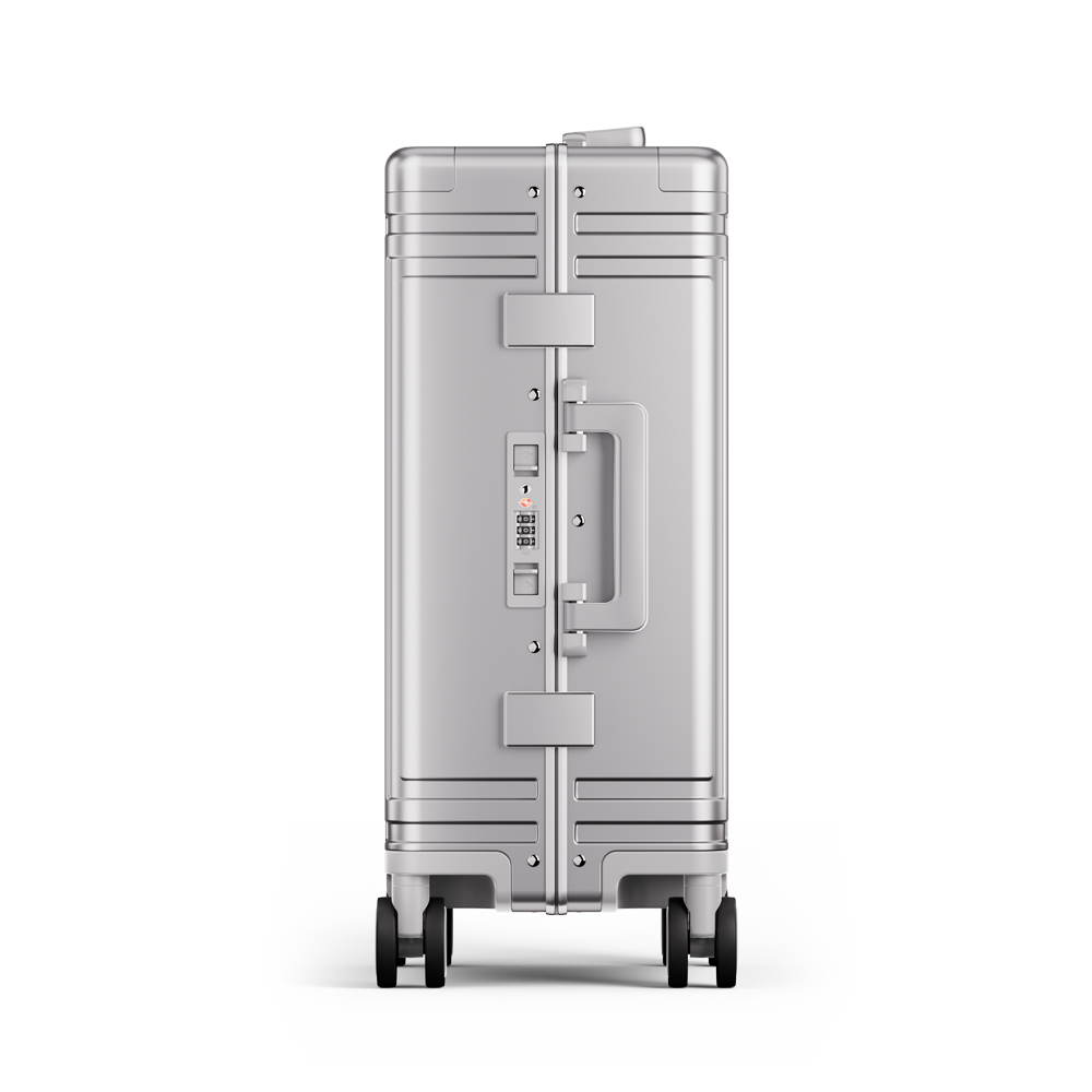 Roaming All Aluminum zipperless luggage Silver thumbnail 3