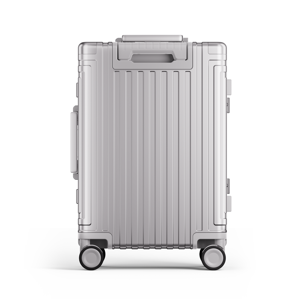 Roaming All Aluminum zipperless luggage Silver thumbnail 4